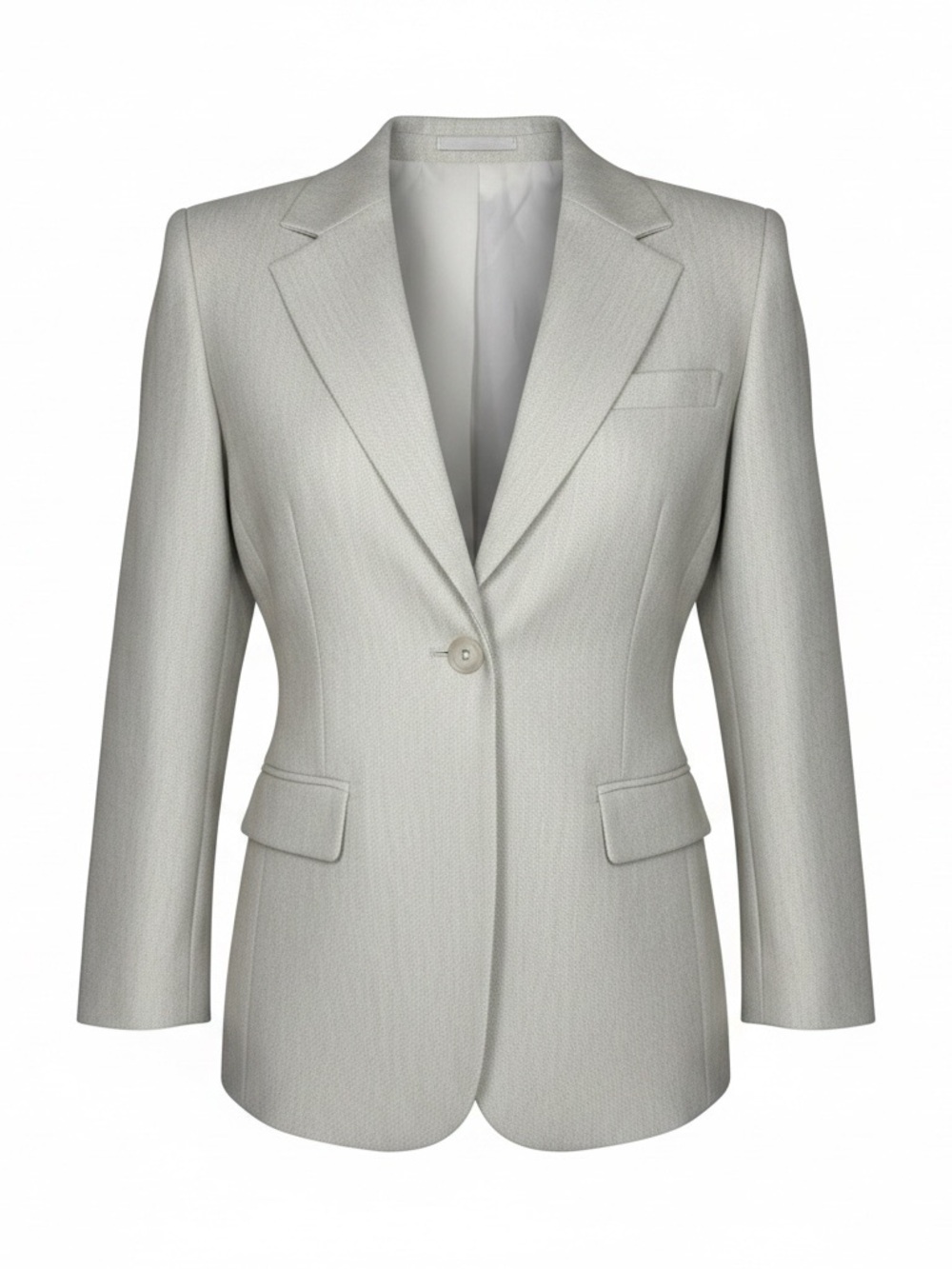 Signature by Larry Levine Herringbone Blazer | Size 10